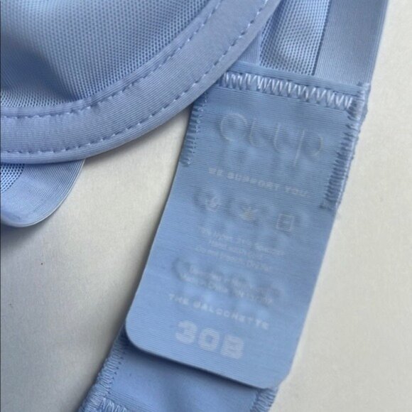 NWOT CUUP The Balconette Mesh in Sky Blue - 30B - Picture 3 of 5